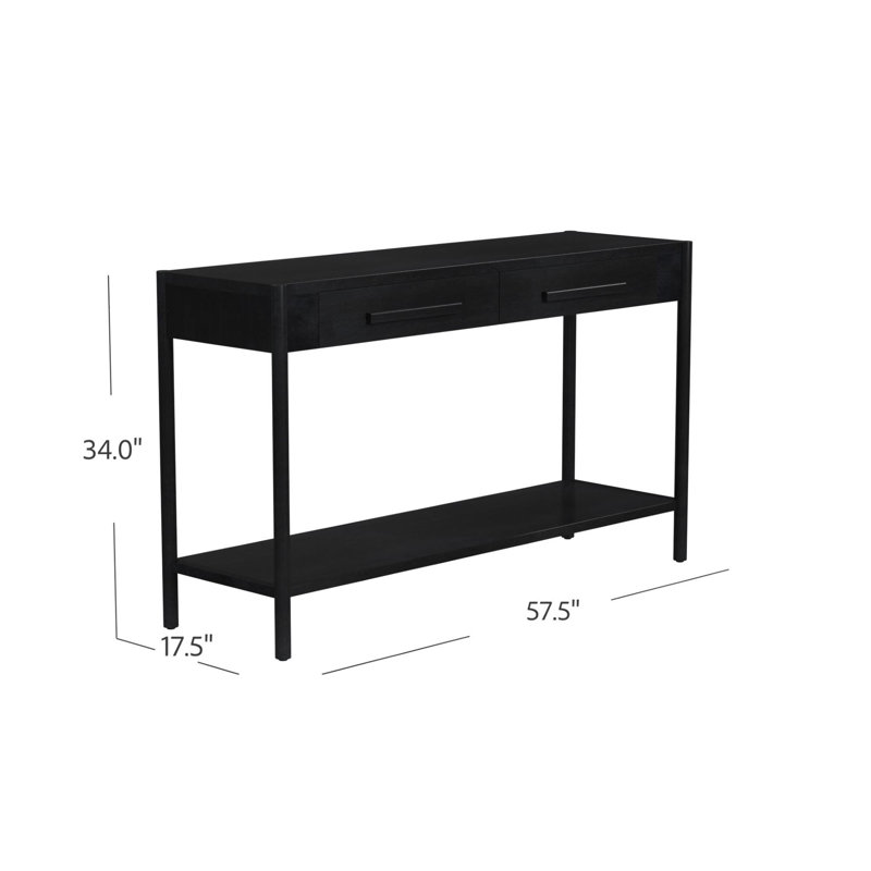 Joss & Main Denzel 58'' Wooden Console Table & Reviews | Wayfair